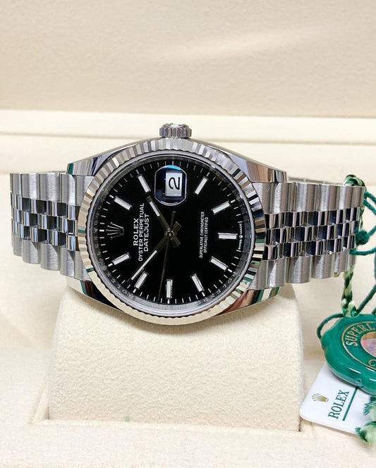 ROLEX DATEJUST JUBILÈE BLACK DIAL