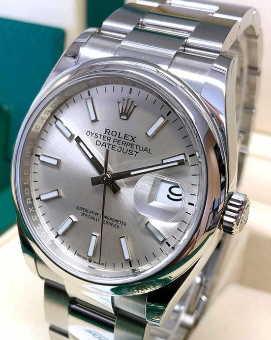 ROLEX DATEJUST OYSTER SILVER DIAL