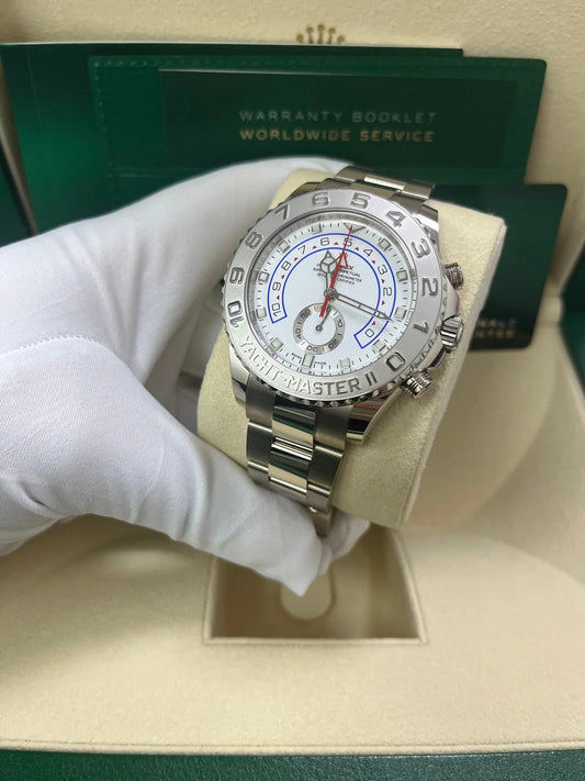 ROLEX YACHT-MASTER WHITE GOLD DIAL