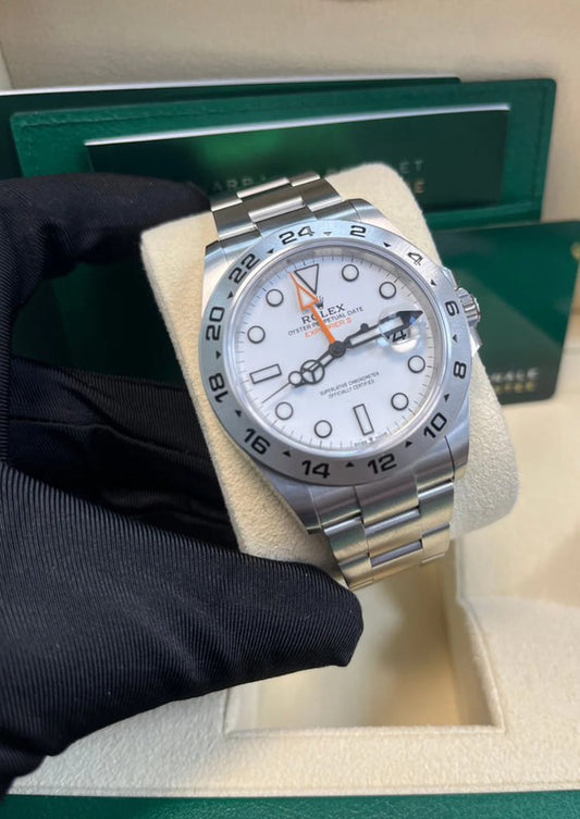 ROLEX EXPLORER II DATE WHITE “POLAR”