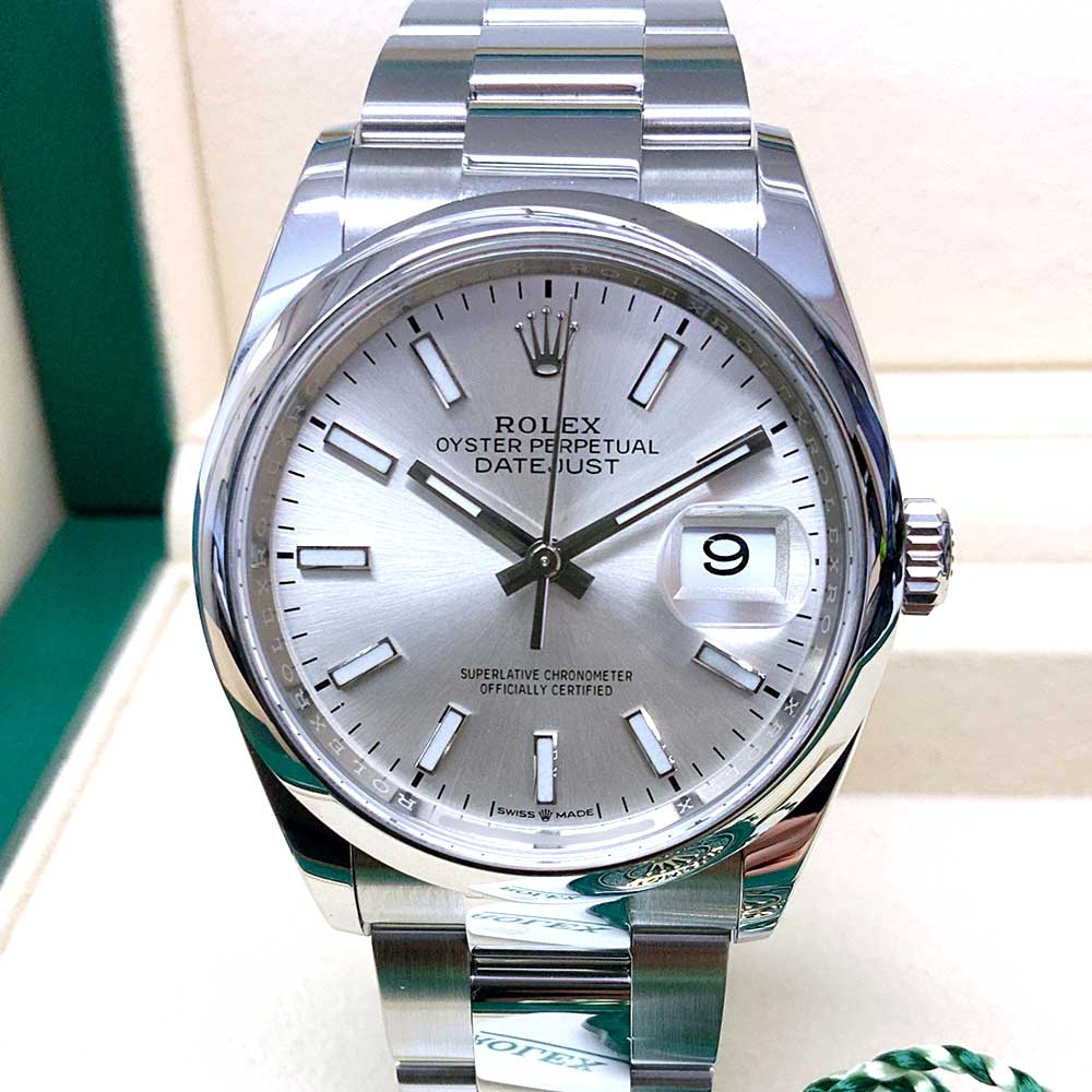 ROLEX DATEJUST OYSTER SILVER DIAL