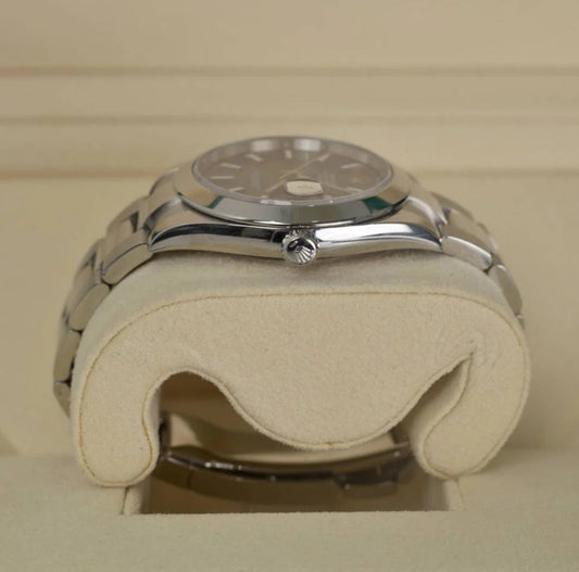 ROLEX DATEJUST OYSTER GREY RHODIUM