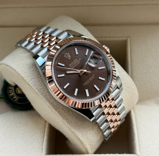 ROLEX DATEJUST JUBILEE CHOCOLATE