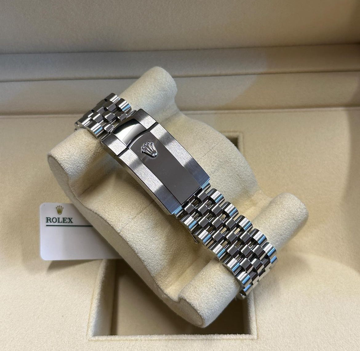 ROLEX DATEJUST JUBILEE MINT GREEN LISCIO