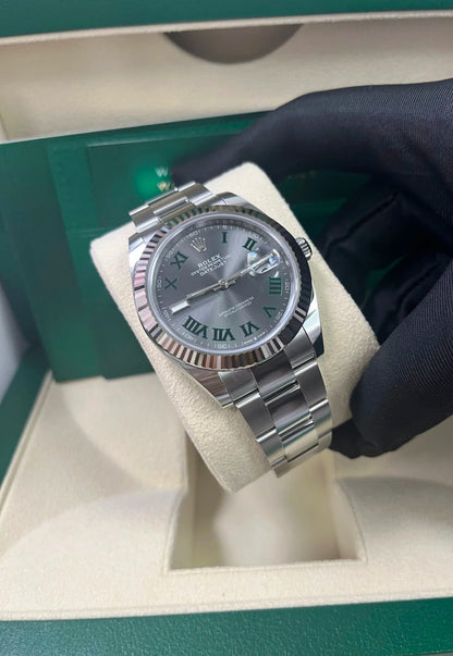 ROLEX DATEJUST OYSTER WIMBLEDON ZIGRINATO