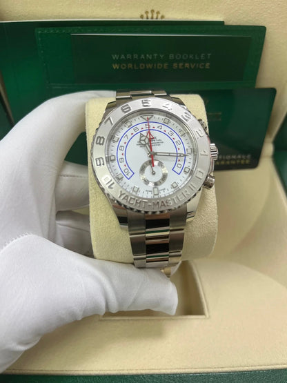 ROLEX YACHT-MASTER WHITE GOLD DIAL