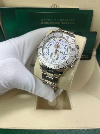 ROLEX YACHT-MASTER WHITE GOLD DIAL