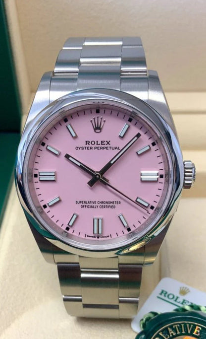 ROLEX OYSTER PERPETUAL PINK