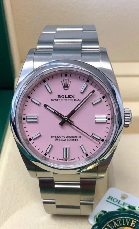 ROLEX OYSTER PERPETUAL PINK