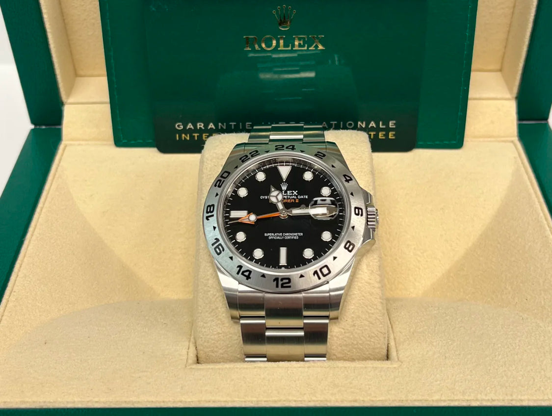 ROLEX EXPLORER II DATE BLACK