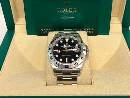 ROLEX EXPLORER II DATE BLACK