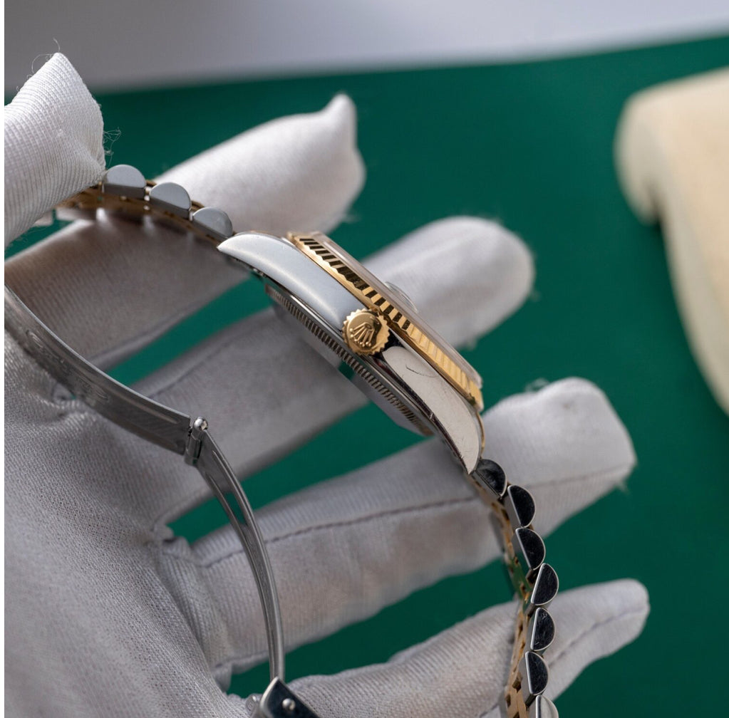 ROLEX DATEJUST JUBILÉE GOLDEN BLUE DIAMOND