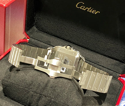 CARTIER SANTOS BLACK/GREY DIAL