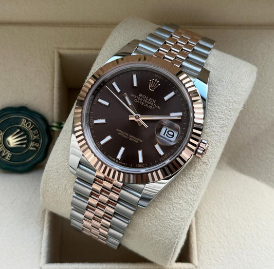 ROLEX DATEJUST JUBILEE CHOCOLATE