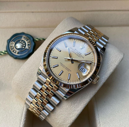 ROLEX DATEJUST JUBILEE CHAMPAGNE DIAL
